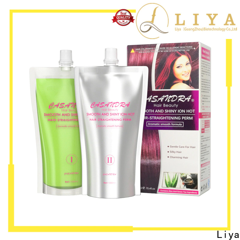 Liya customized perm lotion factory for hair treatment