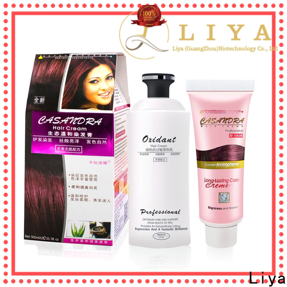 Liya professional hair dye colors supplier for hairdressing