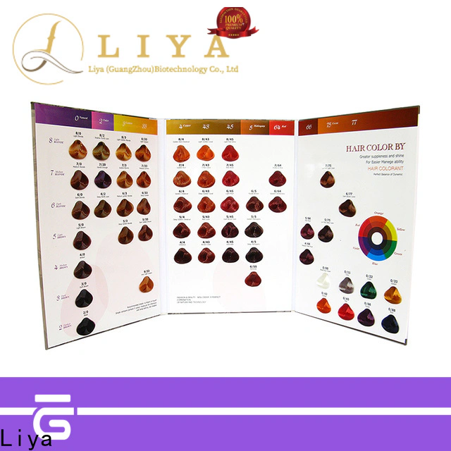 Liya hair color charts supplier for hair shop