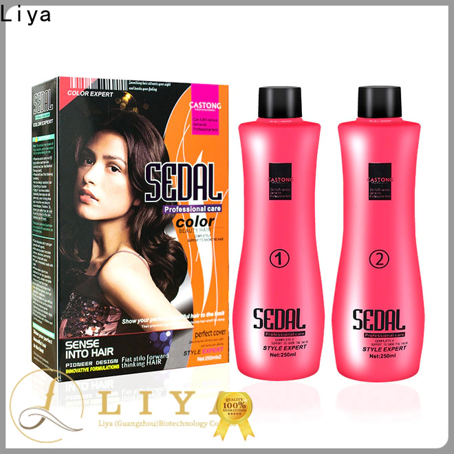 Liya permanent hair straightening cream dealer for hair treatment
