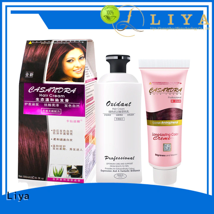 Liya professional hair color wholesale for hairdressing