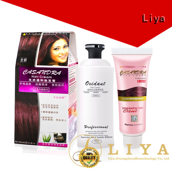Liya hair dye manufacturer satisfying for hair stylist