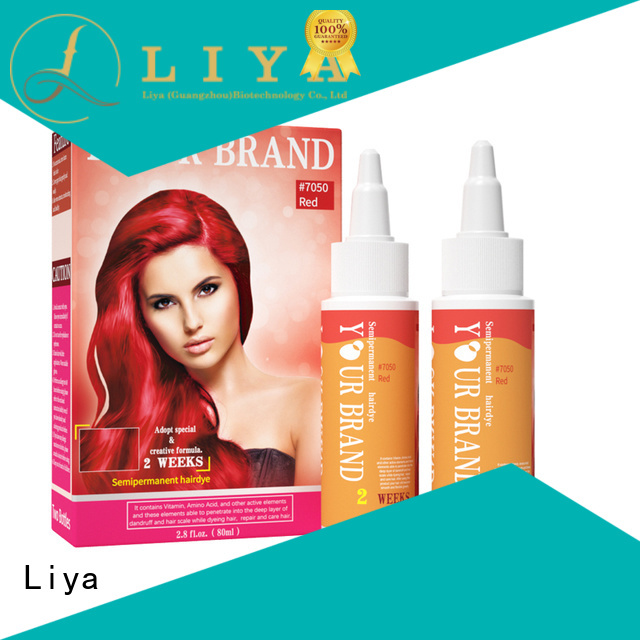Liya hair dye companies satisfying for hair salon