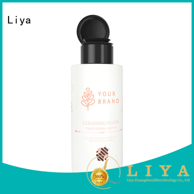 Liya hot selling cleansing water widely applied for make removing