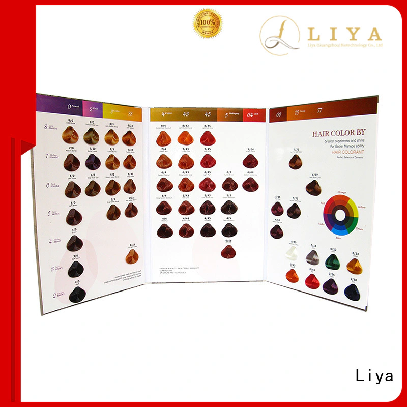 Liya Best hair dye colors chart manufacturer for hair salon