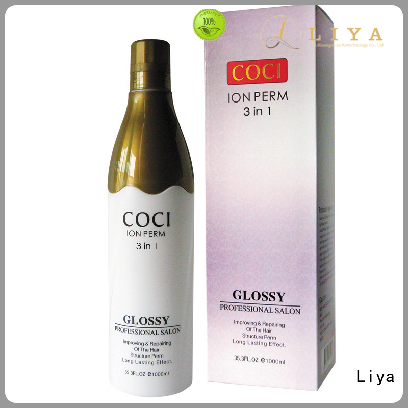 Liya hair perming cream widely applied for hair treatment