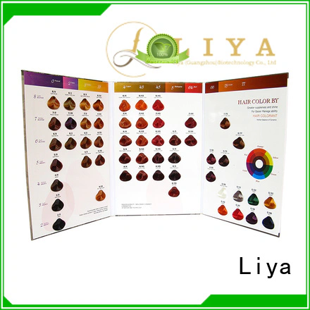 Liya hair color charts widely applied for hair shop