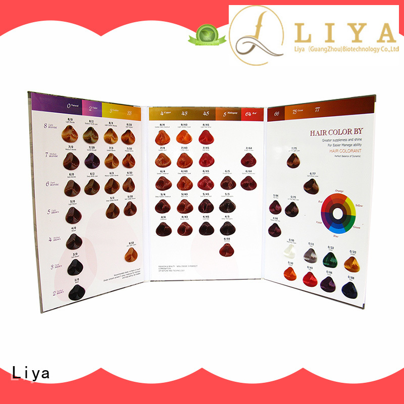 Liya economical hair color charts very useful for hair salon