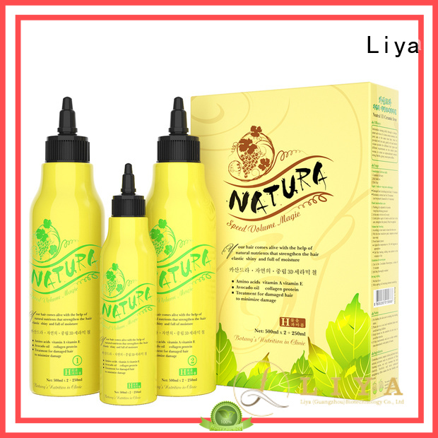 Liya curly hair products widely used for hair salon