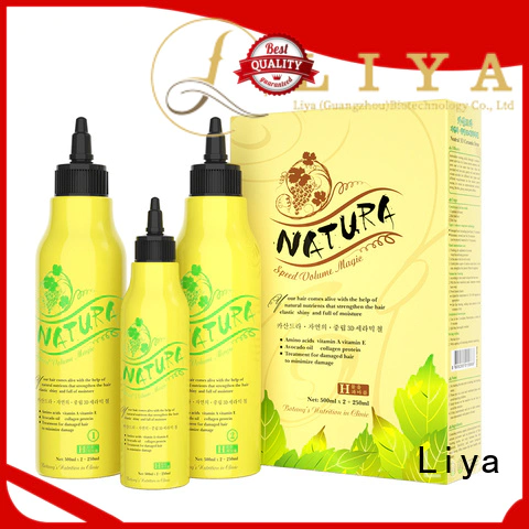 Liya perm cream widely applied for hair treatment
