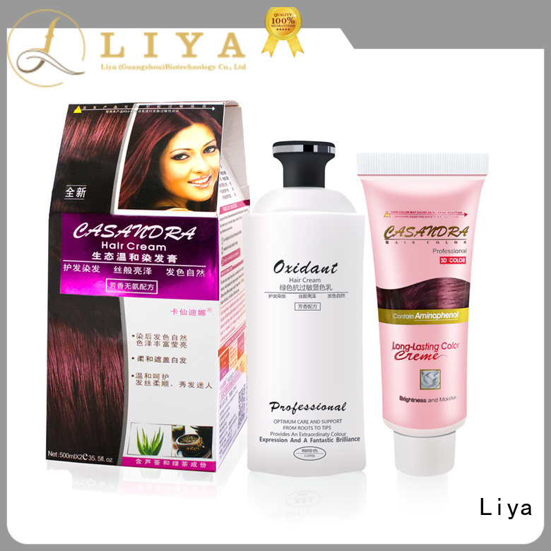 Liya hair cream nice user experience for hair stylist
