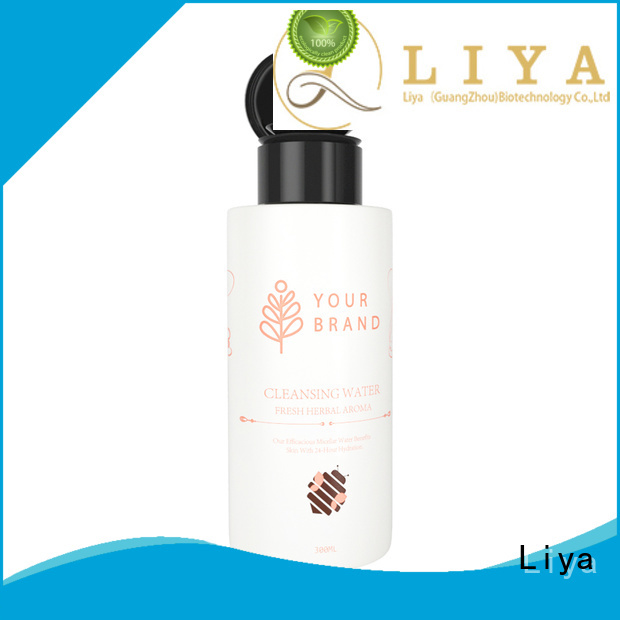 Liya cleansing water widely applied for make removing