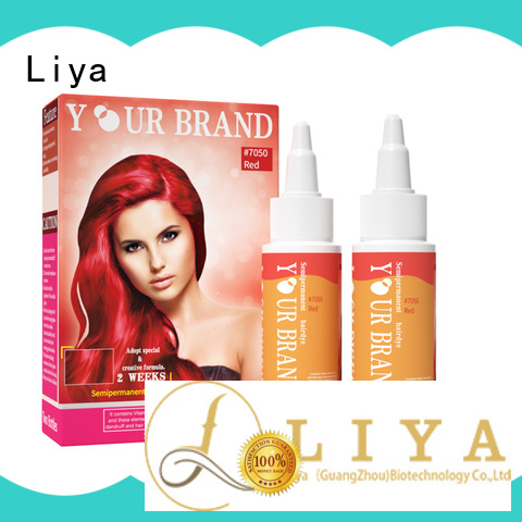 Liya good quality hair color products nice user experience for hair stylist