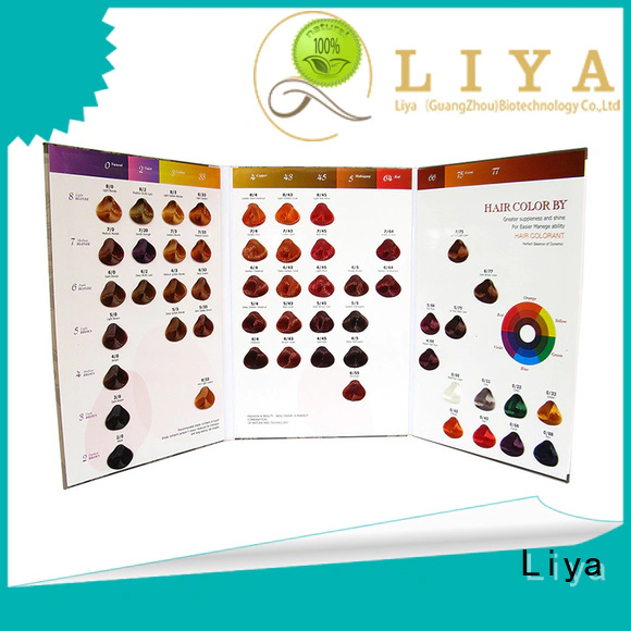 Liya hair dye colors chart widely applied for hair salon