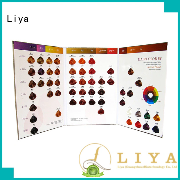 Liya good quality hair color charts supplier for hair salon