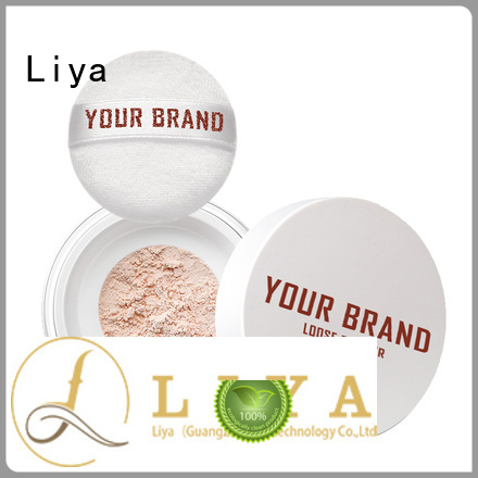 Liya loose face powder widely applied for