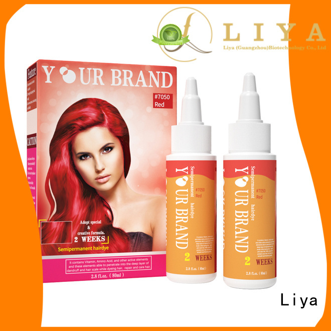 Liya professional hair dye widely employed for hair shop