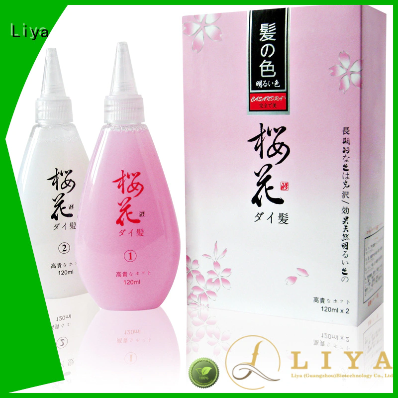 Liya hair perming cream widely applied for hair treatment