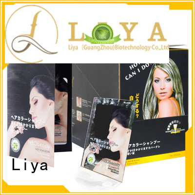 Liya hair dye colors nice user experience for hair salon