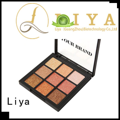 Liya easy to use glitter eyeshadow palette make up