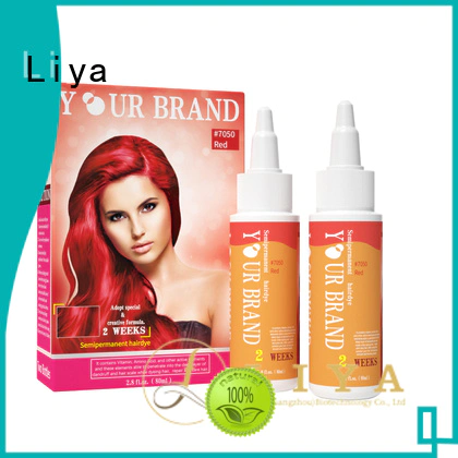 Liya convenient semi permanent hair color nice user experience for hair salon