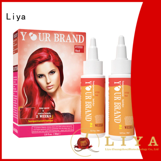 semi permanent hair color nice user experience for hair stylist Liya
