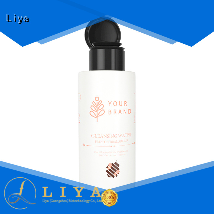 Liya customized water makeup remover satisfying for removing make up