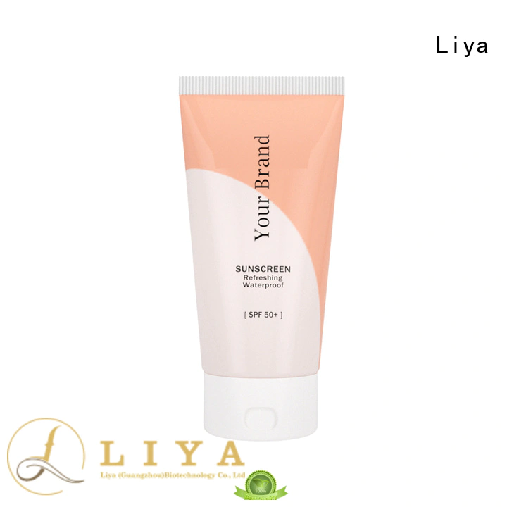 Liya Custom sunscreen lotion supplier for face care