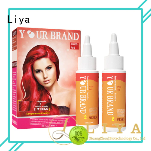 Liya economical professional hair color widely employed for hairdressing