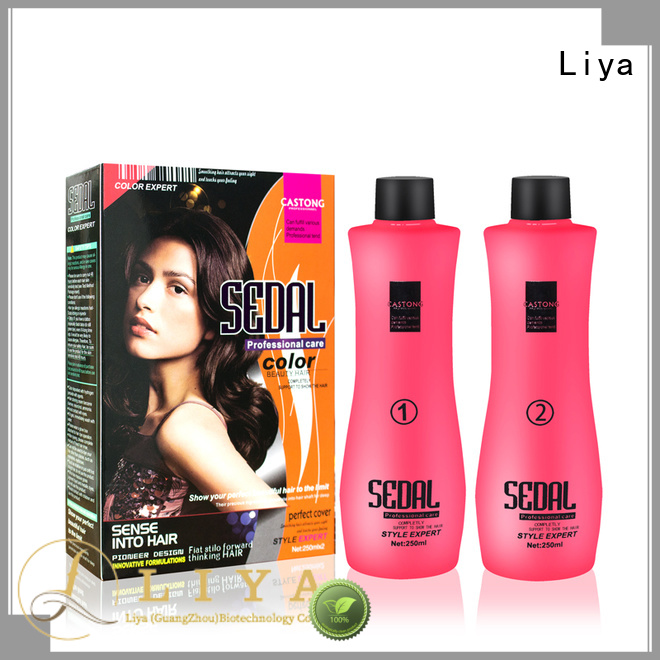Liya perm lotion widely applied for hair salon