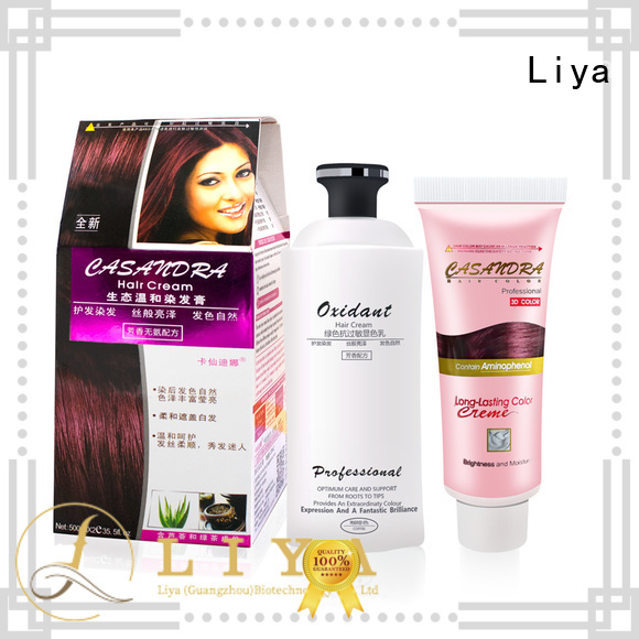 Liya economical Temporary hair color nice user experience for hairdressing