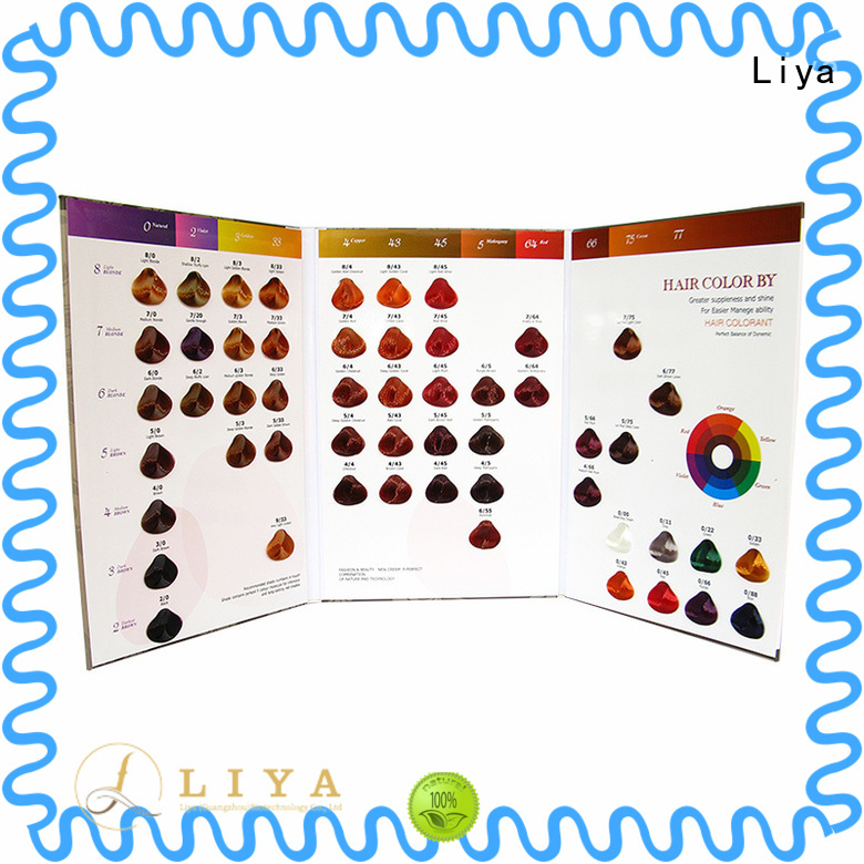 Liya hair color charts factory for hairdressing