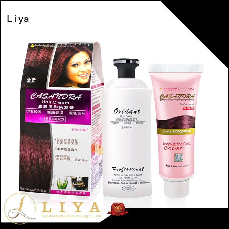 Liya hair color products hair salon