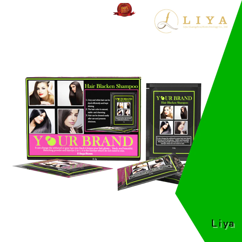 Liya economical hair dye manufacturer nice user experience for hair shop