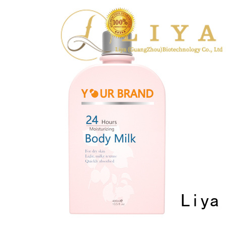 Liya body lotion widely applied for personal care