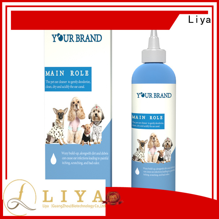 Liya good quality best dog shampoo nice user experience for pet grooming